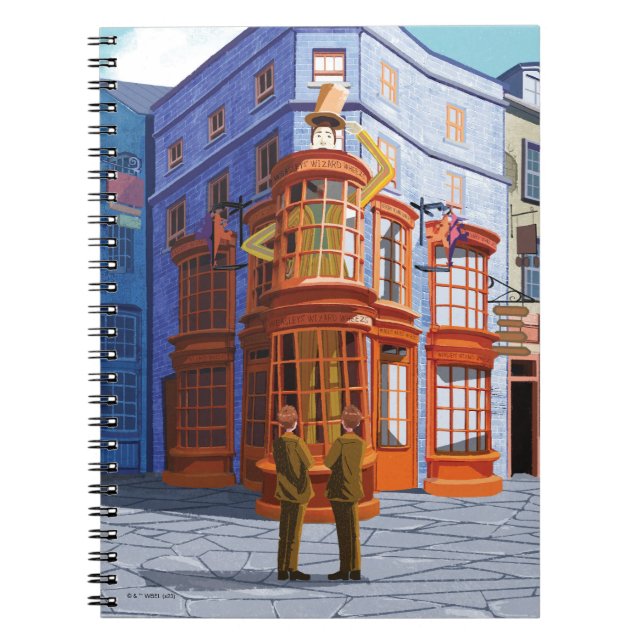 Carnet Fred et George à Weasley's Wizard Wheezes (Devant)