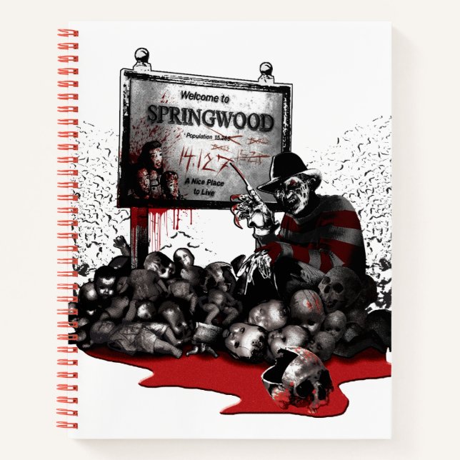 Carnet Freddy contre Jason | Bienvenue à Springwood (Devant)