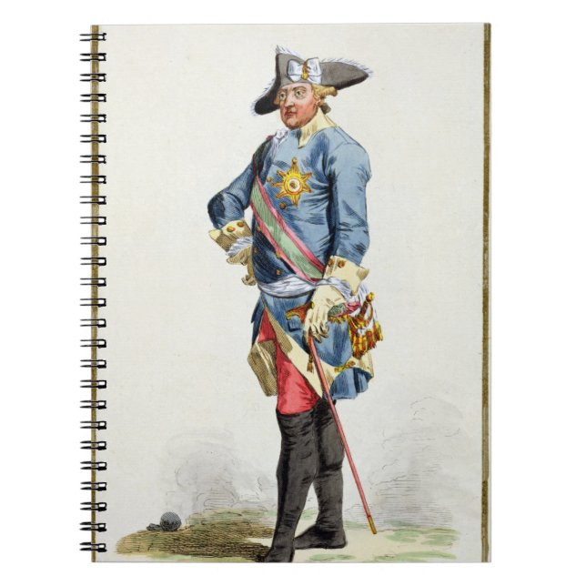 Carnet Frederick II "les grand" (1712-86) rois de la (Devant)