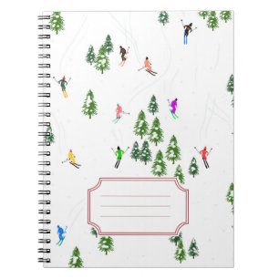 Carnet Freeride Skieurs Alpins Nom Sticker