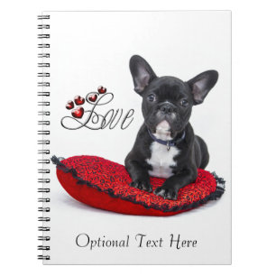 Carnet French Bull Dog - Français - Amour