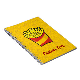 Carnet French Fries Notebook