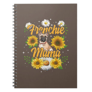 Carnet Frenchie Mama French Buldog Sunflower