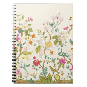 Carnet Fresque. Fleur. Arbres en fleurs. Vintage floral