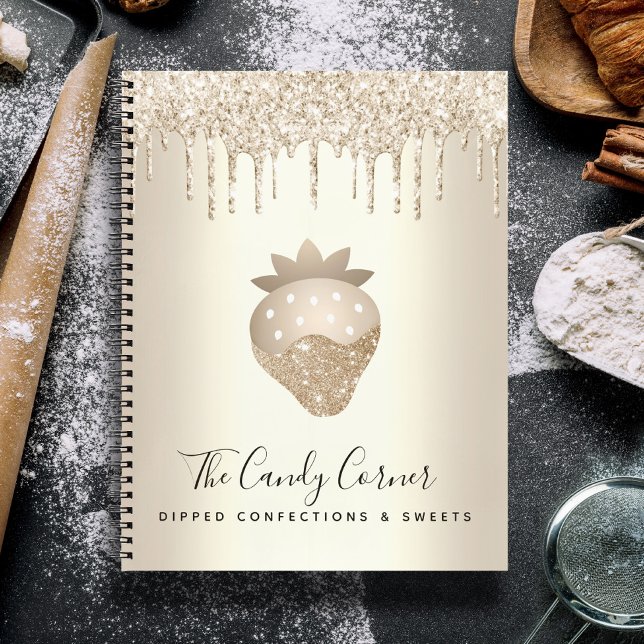 Carnet Friandises de confiserie avec gouttes de brillant  (Créateur téléchargé)