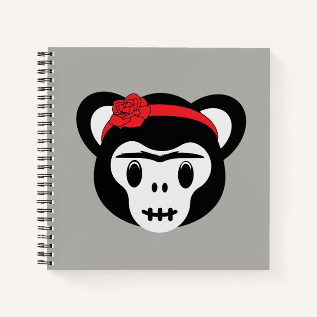 Carnet Frida Kahlo | FridaMoji - Jour du singe mort (Devant)