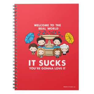 Carnet FRIENDS™ Bienvenue dans le monde réel Chibi