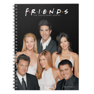 Carnet FRIENDS™ Casting en tenue formelle en gros plan