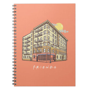 Carnet FRIENDS™   L'immeuble de l'appartement de Monica