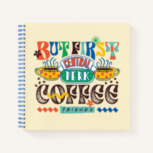Carnet FRIENDS™ Mais d'abord Café Graphique Vibrant