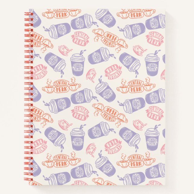 Carnet FRIENDS™ | Motif Pastel Central Perk (Devant)