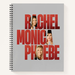 Carnet FRIENDS™   Rachel, Monica & Phoebe