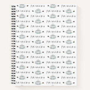 Carnet FRIENDS™ Tasse à café motif aquarelle