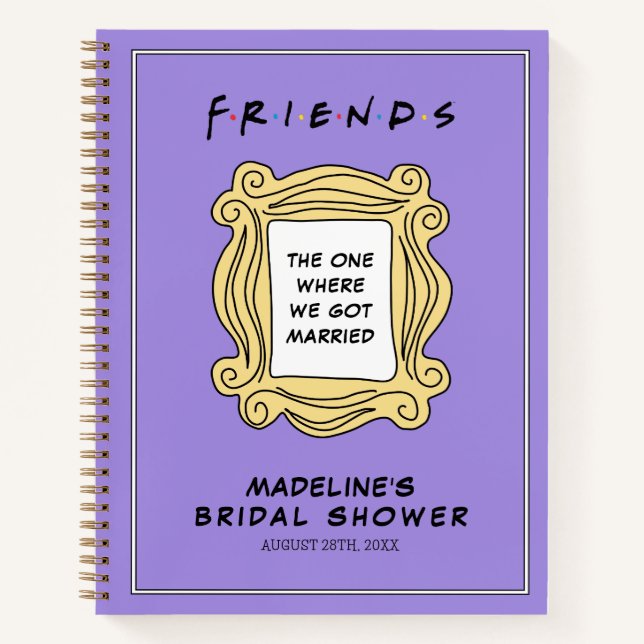 Carnet FRIENDS™ | The One Where We Got Married (Devant)