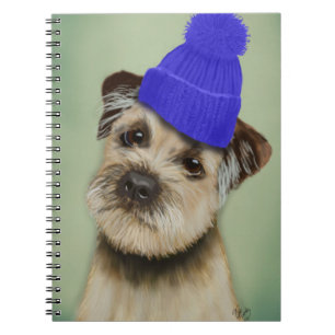 Carnet Frontière Terrier avec le casquette bleu de