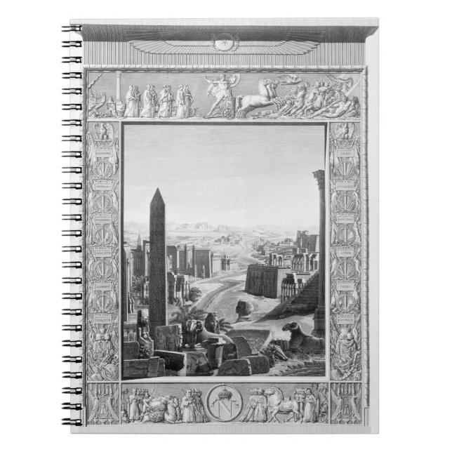 Carnet Frontispice au volume 1 de la description de ` du (Devant)