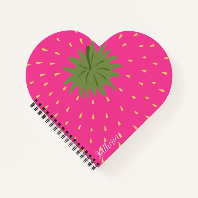 Carnet Fruit fraise (Devant)