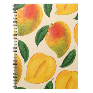 Carnet Fruit Mango Motif sans joint