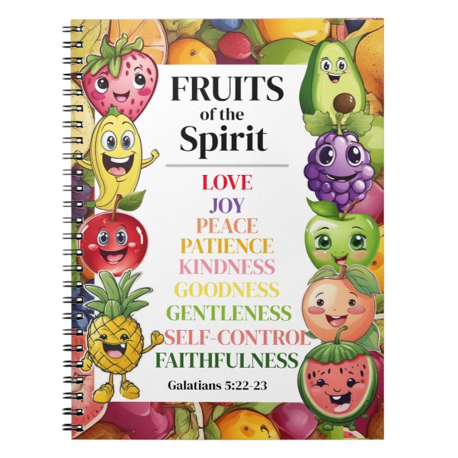 Carnet Fruits de l'Esprit (Devant)