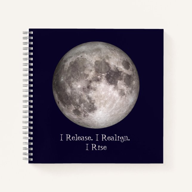 Carnet Full Moon Ritual I Release I Realign I Rise (Devant)