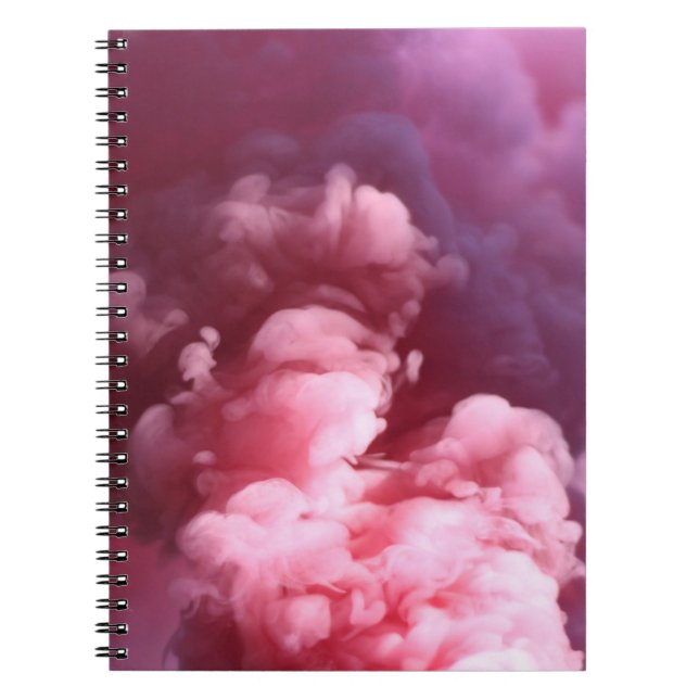 Carnet Fumée rose (Devant)