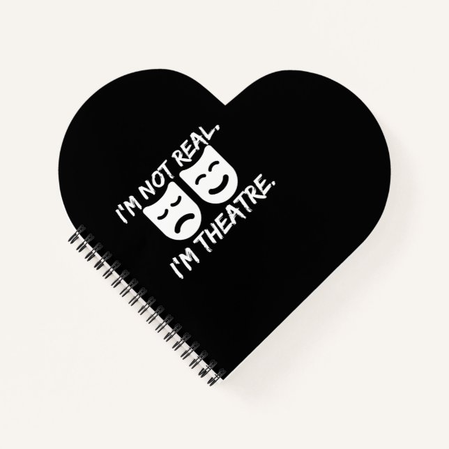 Carnet Fun Theater Masques cadeau pour Actor Producteur D (Devant)