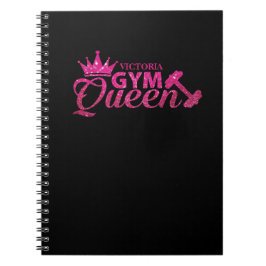 Carnet Funky Personnalisé Hot Rose Faux Parties scintilla