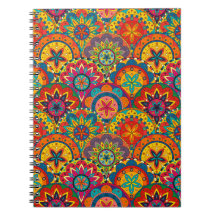 Funky Retro couleur Motif Mandala