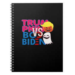 Carnet Funky Trumpkin Vs Boo Biden Classe Design Hallowee