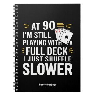 Carnet Funny 90e Anniversaire Cartes Cadeaux Plein pont d