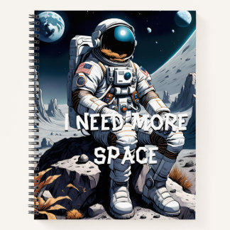 Carnet Funny Astronaut Gift – I Need More Space