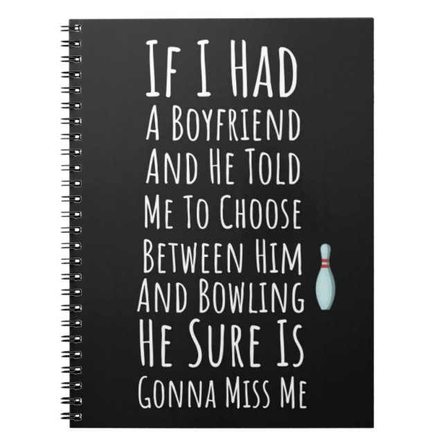 Carnet Funny Bowling Gifts For Women Bowler Girls Team (Devant)