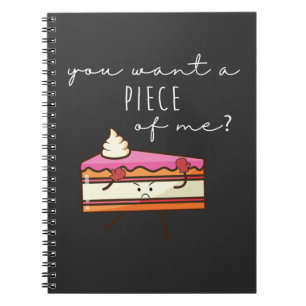 Carnet Funny Cake Piece Angry Baker