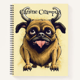 Carnet Funny Chien Monster : Canine Krampus