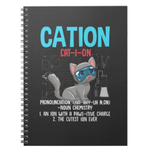 Carnet Funny Chimiste Scientifique Amoureux des chats de