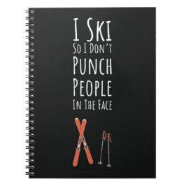 Carnet Funny Cool Gifts For Ski Lovers Skiers Skiing