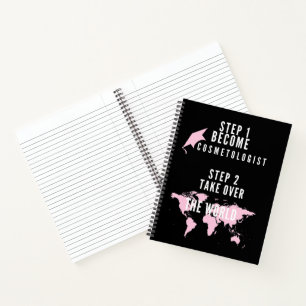 Carnet Funny Cosmetology School Graduation Cosmetologist