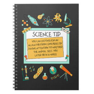 Carnet Funny Crocodile Alligator Science