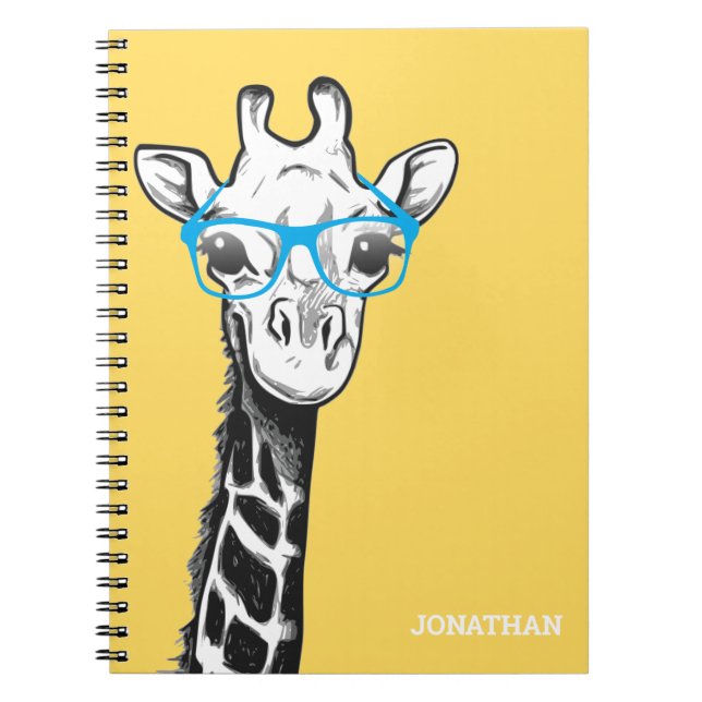 Carnet Funny Geek Giraffe (Devant)