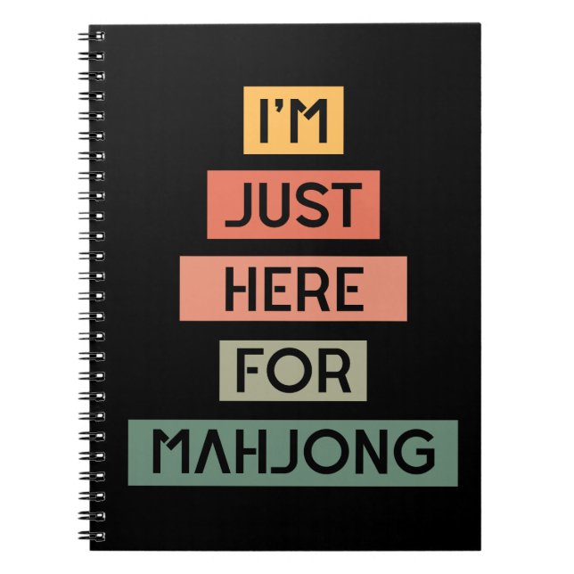 Carnet Funny Mahjong (Devant)