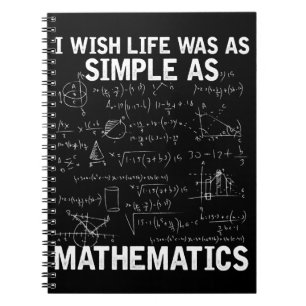 Carnet Funny Math Teacher Mathematics Nerd