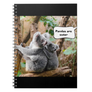 Carnet Funny Pandas or Koalas - Which are cuter?