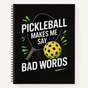 Carnet Funny Pickleball me fait dire des gros mots