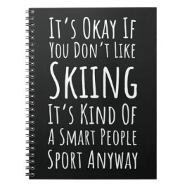 Carnet Funny Ski Gifts Skiing Humor Skier Winter Sports