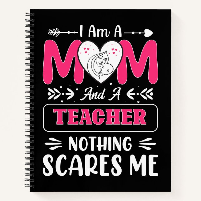 Carnet Funny Teacher Maman, Teacher Maman Funny (Devant)