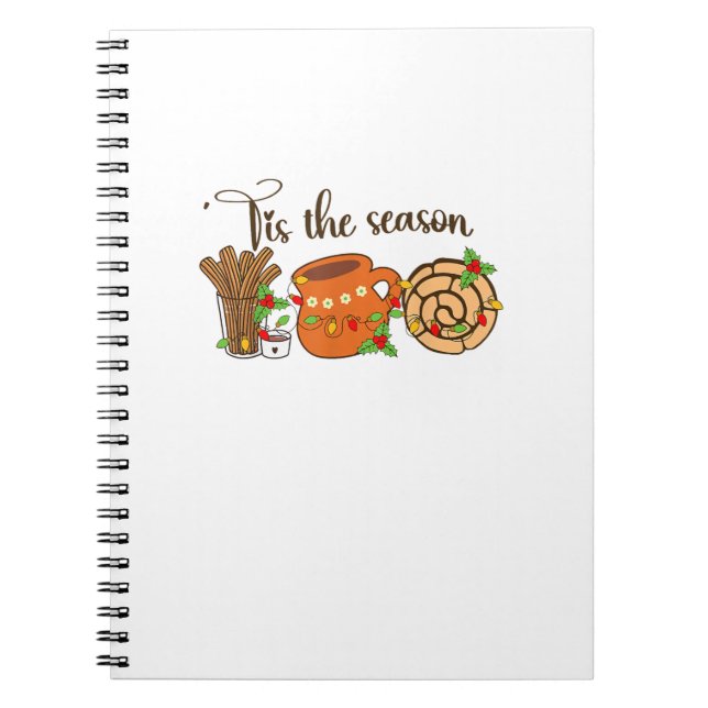 Carnet Funny Tis The Season Mexican Christmas Latino Cute (Devant)