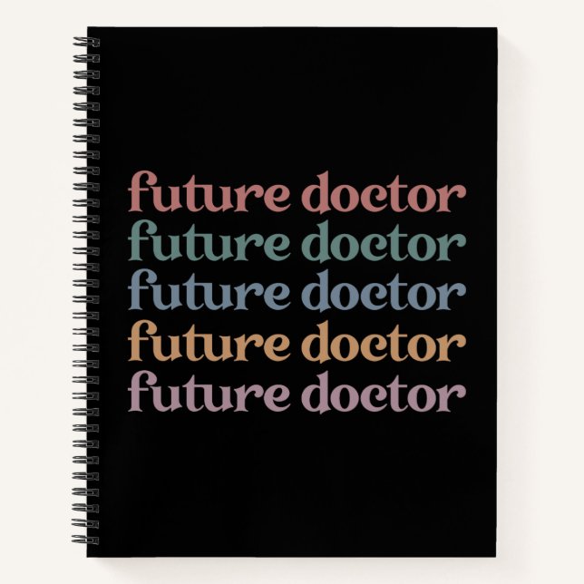 Carnet Futur Docteur Médicale école Cadeau étudiant (Devant)