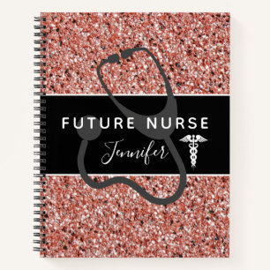 Carnet Future infirmière Médicale Parties scintillant r