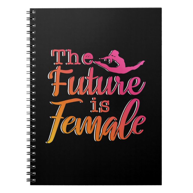 Carnet Future is Femme Citation - Gymnastique féministe (Devant)