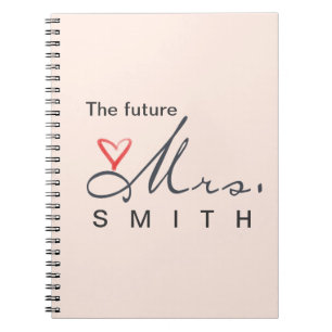 Carnet Future Mme - customisez vos propres !